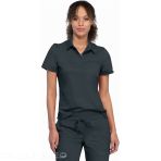 Polo Médical Femme Cherokee Pouvant Être Rentré Boutonné Ultra-Doux Respirable Et Facile À Entretenir - Gris Etain