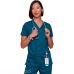 Cherokee Nurse Tunic - V-Neck Stretch Medical Top for Comfort and Durability V 6278