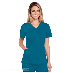 Cherokee Women's V-Neck Hospital Tunic with 3 Pockets - Ultra Soft and Breathable