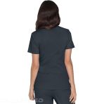 Women's Cherockee Tunic - V-Neck Medical Top, Ultra Soft and Breathable - Pewter