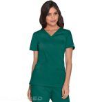 Women's Cherockee Tunic - V-Neck Medical Top, Ultra Soft and Breathable - Pewter V 6267