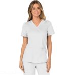 Modern Nurse Tunic - V-Neck Ultra Soft, Durable, Breathable Top - Navy V 6254