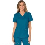 Modern Nurse Tunic - V-Neck Ultra Soft, Durable, Breathable Top - Navy V 6246