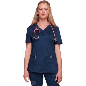 Modern Nurse Tunic - V-Neck Ultra Soft, Durable, Breathable Top