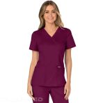 Modern Nurse Tunic - V-Neck Ultra Soft, Durable, Breathable Top - Navy V 6255