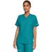 Tunique médicale femme Col V - Polyester et popeline de coton - Confortable V 6239