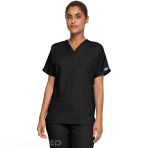 Women's V-neck medical tunic - Polyester and cotton poplin - Comfortable - Surgical Green V 6223