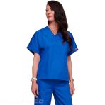 Unisex Nursing Tunic - V-neck Top by Cherokee, Durable and Resistant - Pewter V 6261