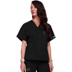 Unisex Nursing Tunic - V-neck Top by Cherokee, Durable and Resistant - Pewter V 6257