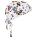 Bandana médical motif animaux en microfibre - Calot dentiste et infirmier - Creyconfe Unisex