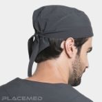 Creyconfe Surgical Cap - Palermo Antracita Surgical Bandana in Microfiber