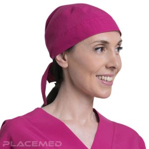 Calot infirmière chirurgien et dentiste - modèle fuchsia unisex Creyconfé