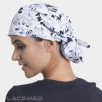 Bonnet Médical Antibactérienne, Déperlant et Anti-taches - 100% Polyester - Creyconfé Pisa Love