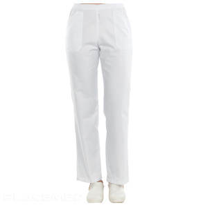 Pantalon Aide Soignante Creyconfé Modèle Salamanca Femme avec Elastique 65% Polyester 35% Coton