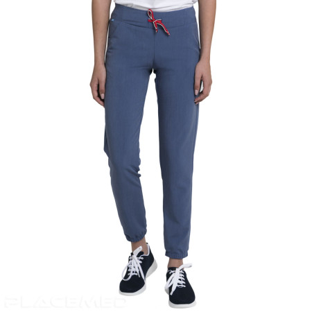 Pantalon Assistante Dentaire et Infirmière - Creyconfé Salem avec Cordon de Serrage- Look Moderne - Jean