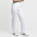 Slim Fit Elasticated Nurse Pants - Creyconfé Santander in Stain-Resistant and Antibacterial Microfiber - White