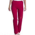 Slim Fit Elasticated Nurse Pants - Creyconfé Santander in Stain-Resistant and Antibacterial Microfiber - White V 6166