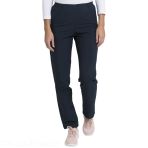 Pantalon Infirmière Coupe Slim Fit Elastiqué - Creyconfé Santander en Microfibre Anti-taches et Antibactérienne - Blanc V 6178