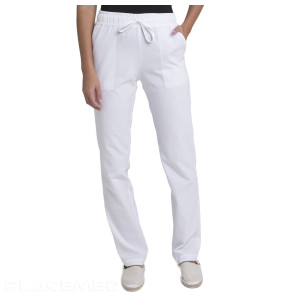 White or Ecru Medical Pants - Creyconfé SIBU Functional, Comfortable, and Breathable Pants