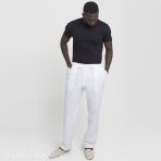 White or Ecru Medical Pants - Creyconfé SIBU Functional, Comfortable, and Breathable Pants - White