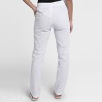 Pantalon Médical Blanc ou Ecru - Pantalon Creyconfé SIBU Fonctionnel, Confortable et Respirant - Blanc