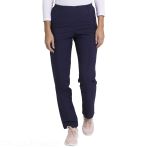 Pantalon Infirmiere Slim Fit - Pantalon Médical Creyconfé Shanghai en Microfibre 100% Polyester - Blanc V 6203