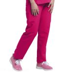 Slim Fit Nurse Pants - Creyconfé Shanghai Medical Pants in 100% Polyester Microfiber - White V 6202