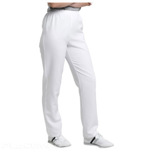 Pantalon Infirmiere Slim Fit - Pantalon Médical Creyconfé Shanghai en Microfibre 100% Polyester