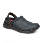 Anti-Slip Hospital Clog in Microfiber - Dian JAVEA Model - Straight Shape with Rounded Toe - White V 6145