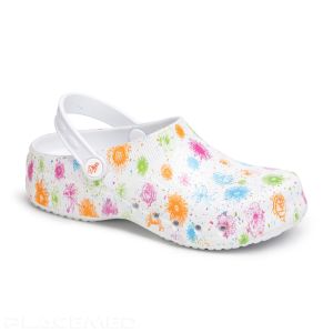 Anti-Slip Nurse EVA Antibacterial Clogs, Latex-Free, Monoblock - Dian EVA Stamped