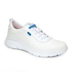 Non-slip Medical Sneakers Dian ALTEA PLUS with Elastic Laces - Unisex - White