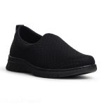 Water-repellent Slip-On Medical Shoe Dian VALENCIA PLUS - Black