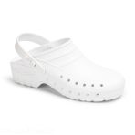 Professional Antibacterial and Non-slip Medical Clog - Dian 02-S - White