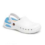 EVA SOFT Ultra Lightweight, Non-slip, and Antibacterial Medical Clog - White