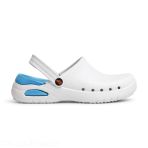 EVA SOFT Ultra Lightweight, Non-slip, and Antibacterial Medical Clog - White