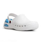 EVA SOFT Ultra Lightweight, Non-slip, and Antibacterial Medical Clog - White