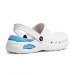 EVA SOFT Ultra Lightweight, Non-slip, and Antibacterial Medical Clog - White