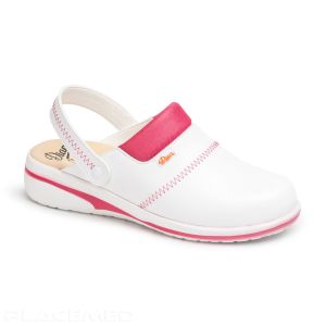 Feminine Breathable and Non-slip Medical Clog - MAR model with Wedge Heel