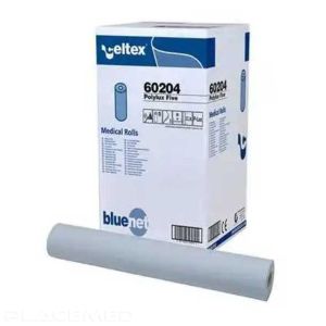 Drap d'examen Polylux Five Plastifié Bleu 50x38cm 2 plis 132 FTS - Lot de 3 Rouleaux