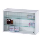 Emergency Equipment Display Cabinets - 2 glazed swinging doors - 800 x 410 x H1800 mm V 9358