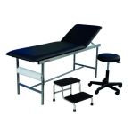 Kit Divan d'Examen, Tabouret et Marchepied 2 M INOX NOIR - Holtex