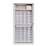 Monthly service cabinet for patient and PDA - 45 residents plus PDA - H198x120x43 cm V 9355