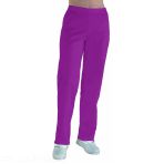 Pantalon Médical Femme SANTANDER Fuchsia en Microfibre - Tailles 1/M V 2720