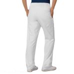 Unisex BP Medical Pants for Laboratory Staff – 65% Polyester, 35% Cotton - White