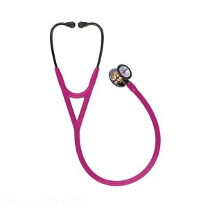 Stéthoscope Littmann 3M Cardiologie IV - Modèle Framboise Ed Rainbow Brillant