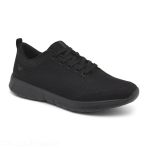 Sneakers médicales Alma Velvety : élégantes, ergonomiques et confortables - Noir