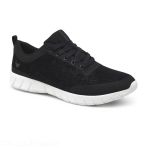 Sneakers médicales Alma Velvety : élégantes, ergonomiques et confortables - Noir V 6062