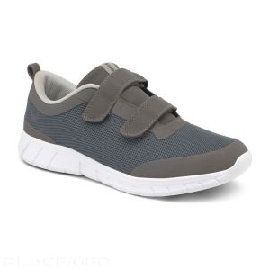 Chaussures hôpital femme et homme -  Suecos Alma Velcro - Respirantes et Confortables - Gris