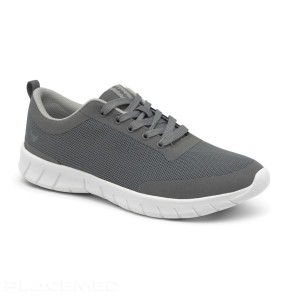 Alma Classic Medical Sneaker: Breathable, Slip-Resistant, and Comfortable - Grey