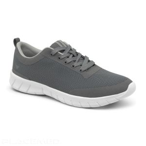 Alma Classic Medical Sneaker: Breathable, Slip-Resistant, and Comfortable - Grey